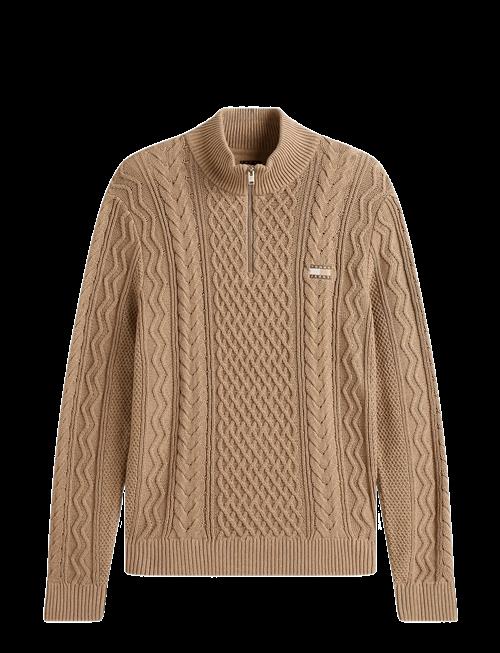 Tommy Jeans | Tjm Slim Badge Cable Qrtr Zip | XL