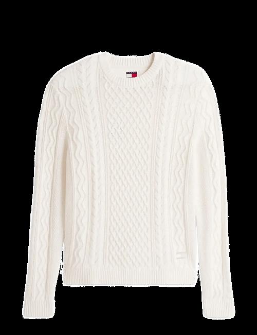 Tommy Jeans | Tjm Slm Badge Cable Knit Sweater | XL