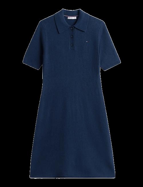 Tommy Hilfiger | Soft Wool Half Sl F&F Polo Dress | XS