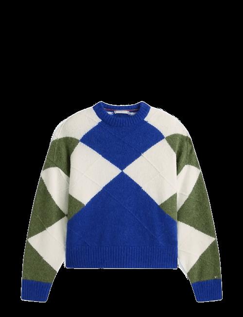 Tommy Hilfiger | Alpaca Blend Argyle C-Nk Ls Swt | XS/S