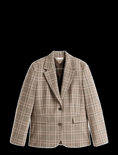 Tommy Hilfiger | Core Check Reg Straight Blazer | 34