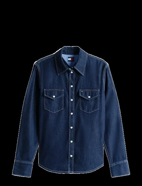 Tommy Jeans | Regular Fit Ls Shirt Dark Blue | XS