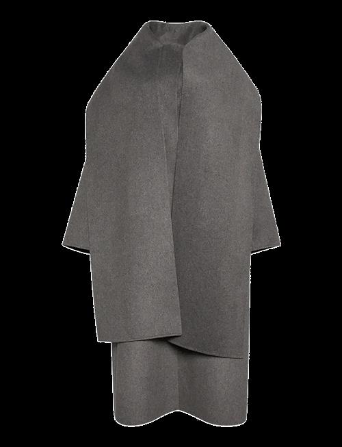 Calvin Klein | Dbl Face Wool Scarf Coat - Melan | XL