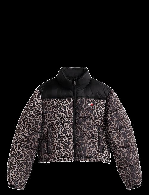 Tommy Jeans | Tjw Cropped Leopard Puffer | XL