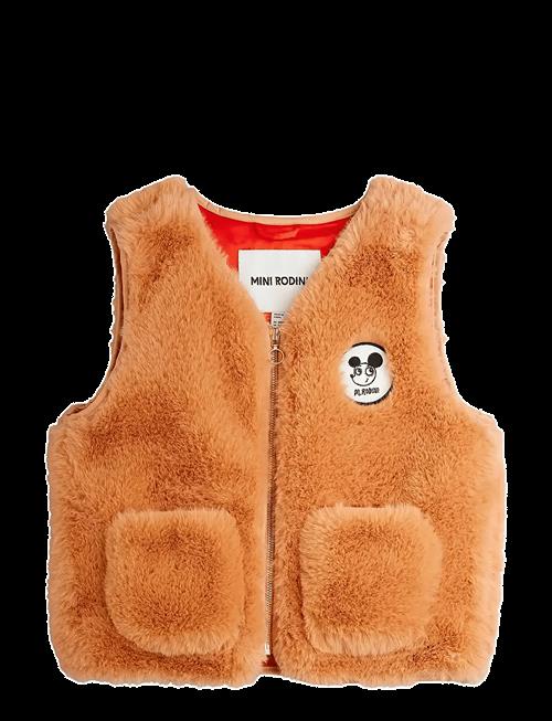 Mini Rodini | Ritzratz Patch Faux Fur Vest | 128/134