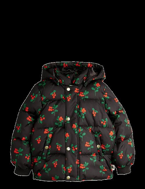 Mini Rodini | Lingonberries Aop Hooded Puffer | 80/86