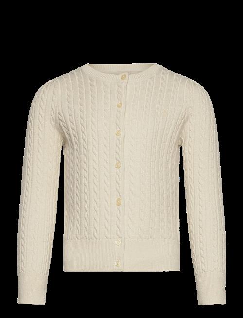 Ralph Lauren Kids | Metallic Cable Cotton-Blend Cardigan | 109-116