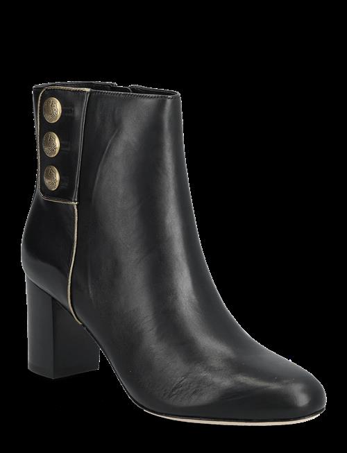 Lauren Ralph Lauren | Kennedi Burnished Leather Bootie Heel | 41