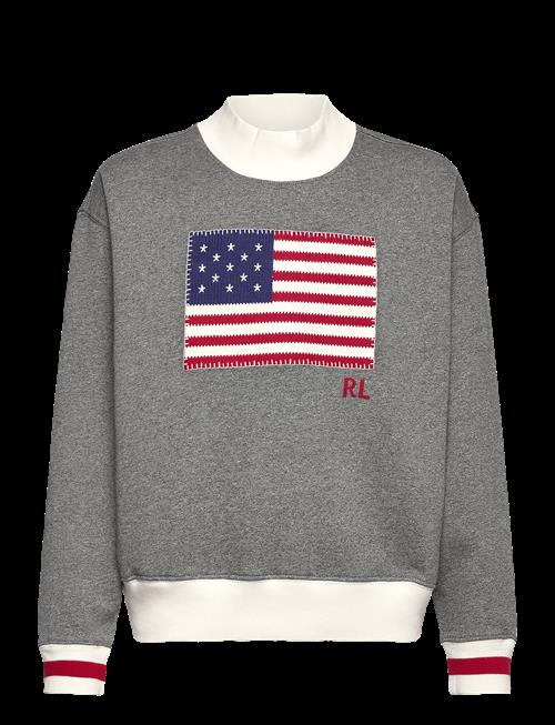 Ralph Lauren Kids | Flag Fleece Mockneck Sweatshirt | 154-158