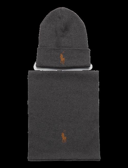 Polo Ralph Lauren | Rib-Knit Cotton Beanie & Scarf Gift Set | ONE SIZE