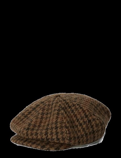 Polo Ralph Lauren | Houndstooth Wool Tweed Newsboy Cap | S/M