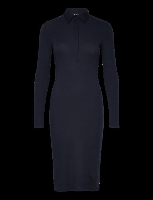 Lauren Ralph Lauren | Rib-Knit Cotton-Blend Polo Dress | XS