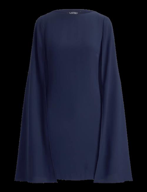 Lauren Ralph Lauren | Cape Georgette Cocktail Dress | 44