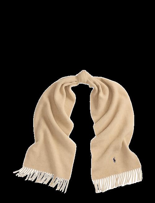 Polo Ralph Lauren | Fringe-Trim Wool Scarf | ONE SIZE