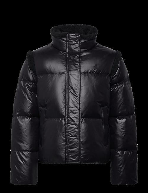 Ralph Lauren Kids | Teddy Fleece–Trim Down Boxy Jacket | 132-140