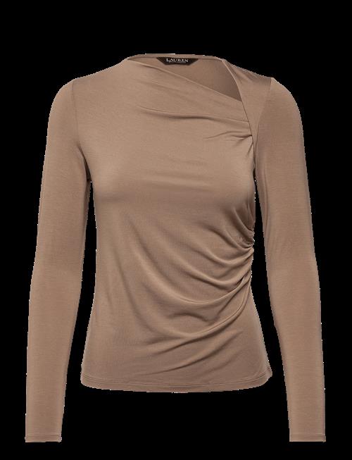 Lauren Ralph Lauren | Stretch Jersey Asymmetrical Top | XL