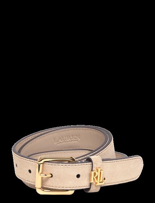 Lauren Ralph Lauren | Logo-Keeper Suede Skinny Belt | S