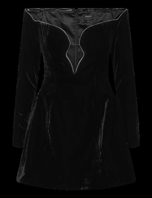 Bardot | Luvia Velour Hourglass Dress | 38