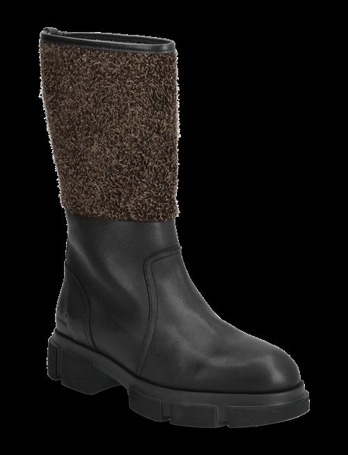 Copenhagen Studios | Cph563 Leather Mix Teddy Black/Brown | 42