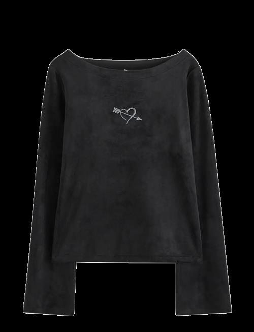 Lindex | Langærmet Top I Velour | 170