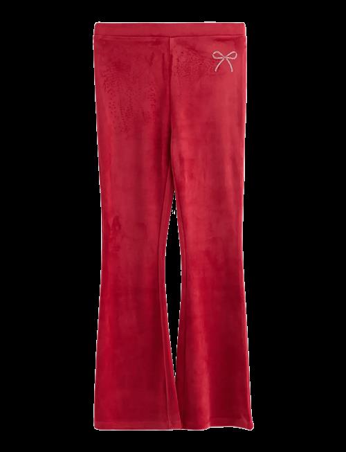 Lindex | Flared Bukser I Velour | 164