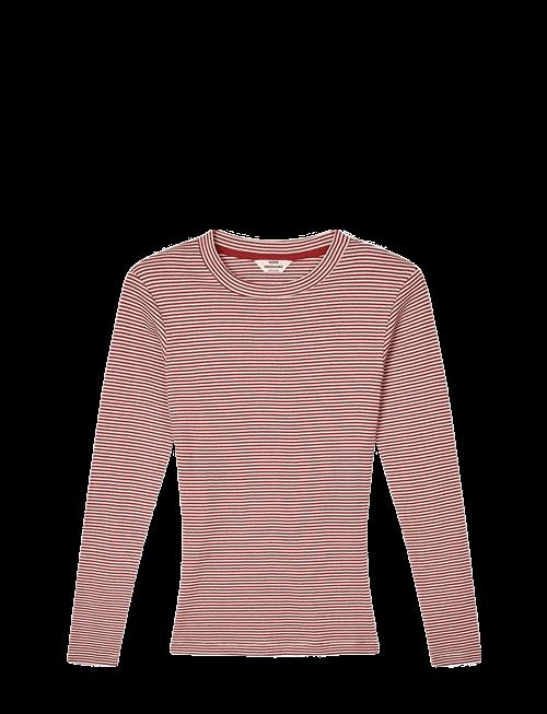Mads Nørgaard | 2X2 Cotton Stripe Tuba Tee Ls | XS