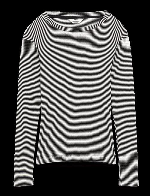 Mads Nørgaard | 2X2 Cotton Stripe Tuba Tee Ls | S