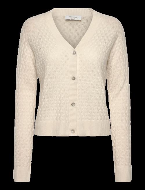 Rosemunde | Rwlaica Cashmere Pointelle Cardigan | XL