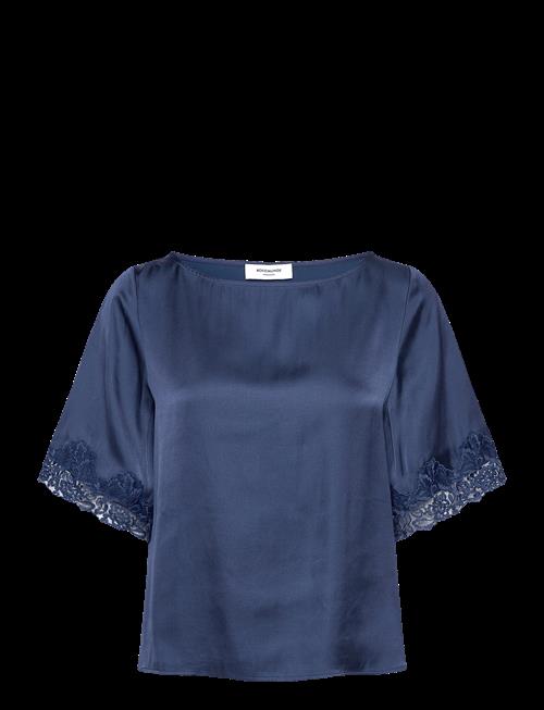 Rosemunde | Rwsatina Ss Lace Boatneck Blouse | 34