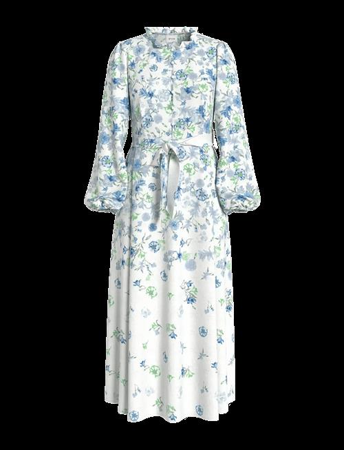 Vila | Vielma O-Neck L/S Long Midi Dress/Ln | 36