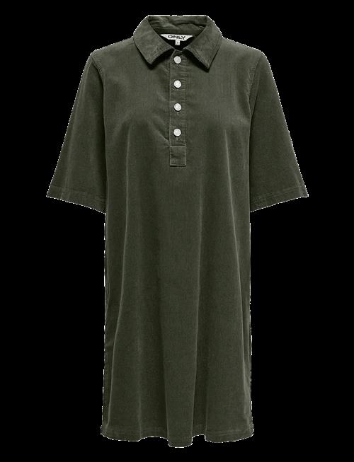 ONLY | Onlgry-Nessa S/S Cord Dress Pnt | S