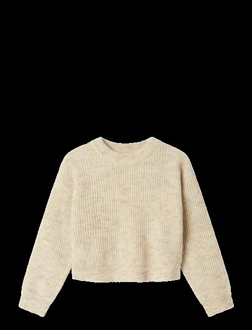name it | Nkfholly Ls Boxy Short Knit Noos | 158-164