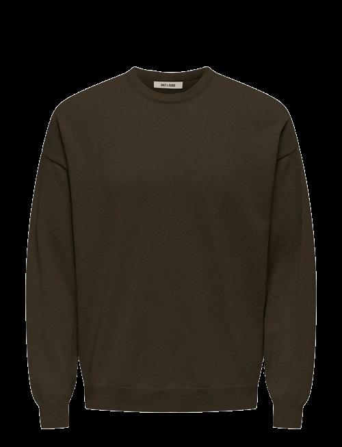 ONLY & SONS | Onsjob Rlx Ls Boucle Crew Knit | M