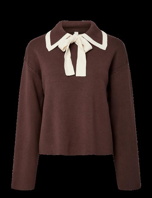 YAS | Yasjosie Ls Bow Knit Top S. Noos | S