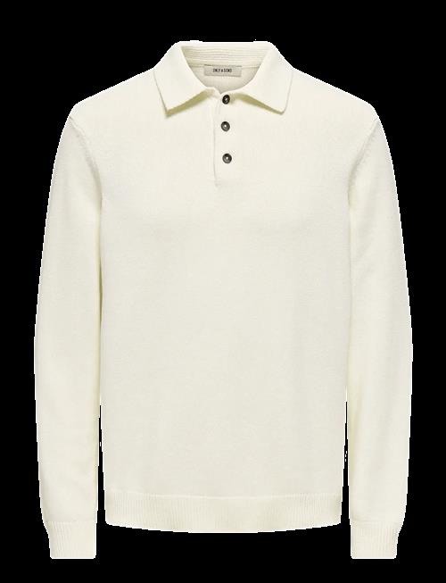 ONLY & SONS | Onshope Rlx  Ls Polo Knit Life | XL