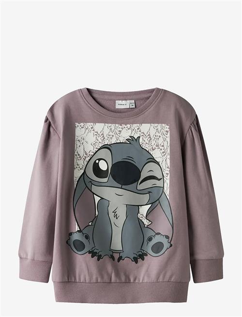 name it | Nmfarina Stitch Sweat Bru Wdi | 98