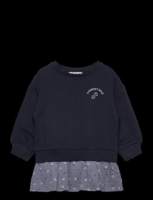 Mango | Floral Sweatshirt Dress | 4-5