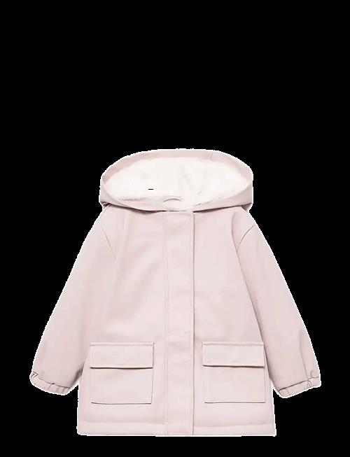 Mango | Rubberised Coat With Fur-Effect Lining | 3-4