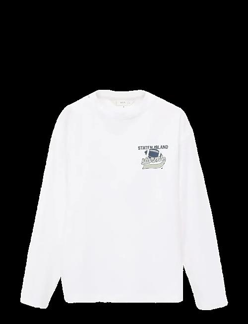 Mango | Printed Long Sleeve T-Shirt | 7-8