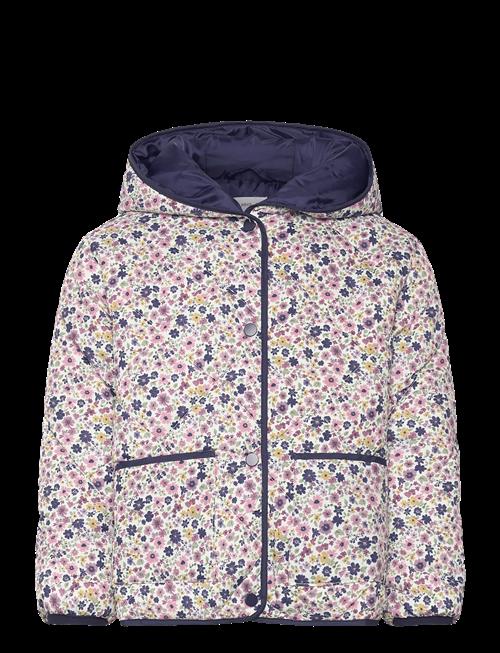 Mango | Flowers Print Quilted Anorak | 18-24M