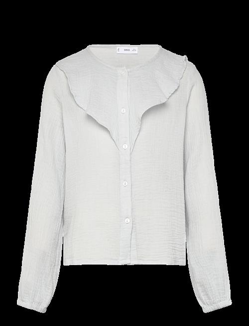 Mango | Crinkled Ruffle Shirt | 152