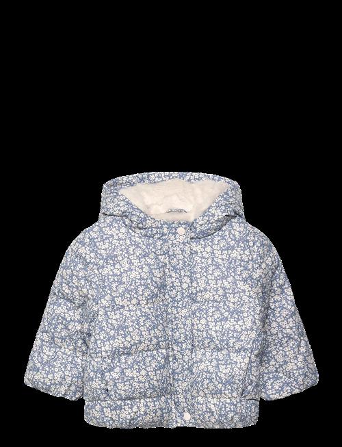 Mango | Fur-Effect Floral-Print Anorak | 12-18M