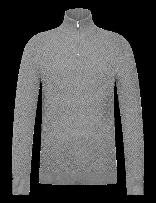 Lindbergh | Recycle Structure Knit 1/2 Ziprecycle Structure Knit 1/2 Zip | S
