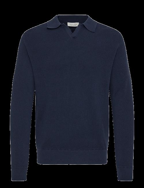 Casual Friday | Cfnordin Ls Ribbed Polo Knit | XL