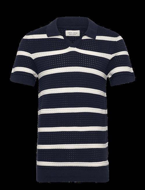 Casual Friday | Cfdahlin Ss Striped Polo Knit | L