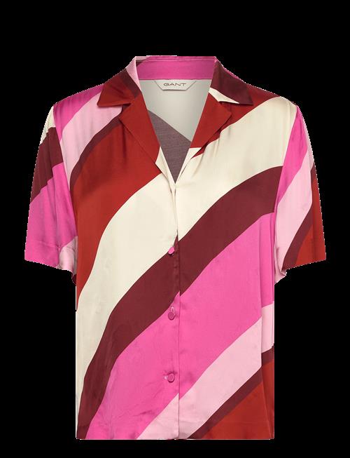 Gant | Striped Camp Collar Ss Shirt | 44