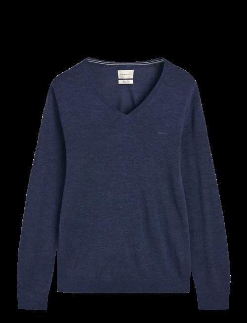Gant | Extrafine Merino Wool V-Neck | XXXXL