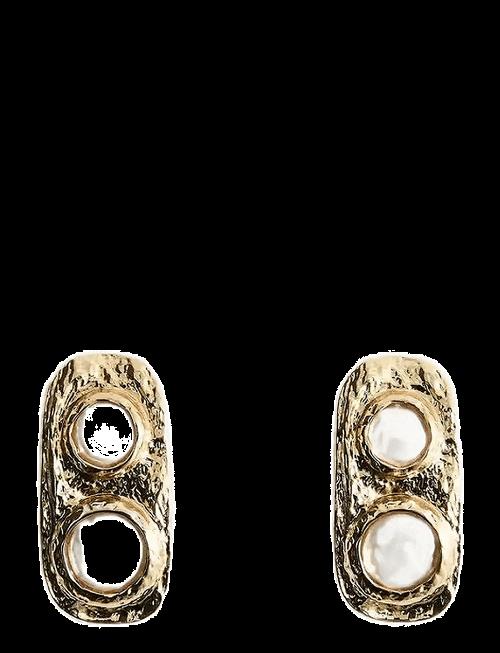 Mango | Combined Textured Earrings | ONE SIZE