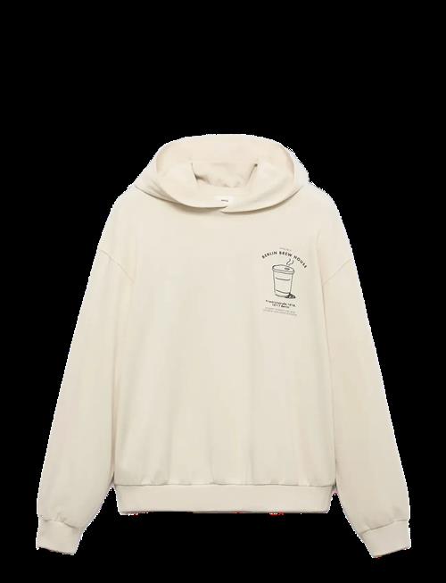 Mango | Graphic Hooded Sweatshirt | M