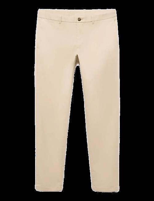 Se Mango | Barna Slim-Fit Twill Chino Trousers | 38 hos Booztlet